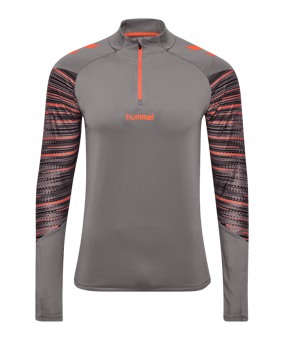 Hummel Blaze Pro Training Half Zip Sweatshirt Grau F2350 - grau