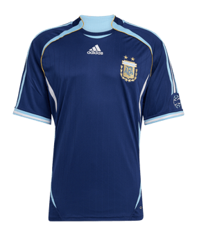 adidas AFA Argentinien Trikot Away 2006 Blau - blau