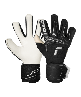 Reusch Attrakt Gold X NC Finger Support Torwarthandschuhe Schwarz - schwarz