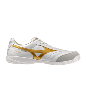 Mizuno Morelia Sala Pro IN Bright Gold Weiß F50 - weiss