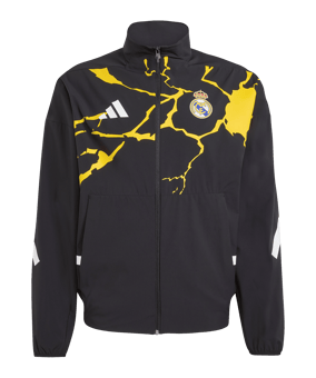 adidas Real Madrid Avengers Anthem Jacke Schwarz - schwarz