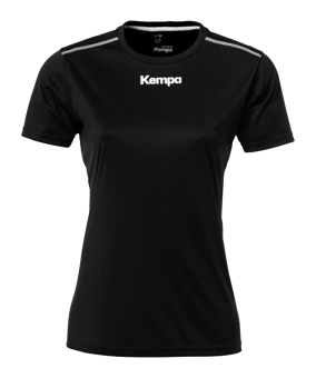Kempa Poly T-Shirt Damen Schwarz F06 - schwarz