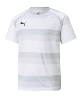 PUMA teamVISION Trikot Kids Weiss Grau F04 - weiss