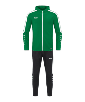 JAKO Polyester Power Kapuze Trainingsanzug Damen Grün F200 - gruen