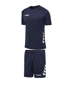 Hummel Promo Trikotset kurzarm Blau F7026 - blau