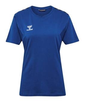 Hummel AUTHENTIC CO T-Shirt Damen Blau F7045 - blau