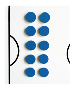 Cawila PRO Rundmagnet 10er Set 30mm Blau - blau