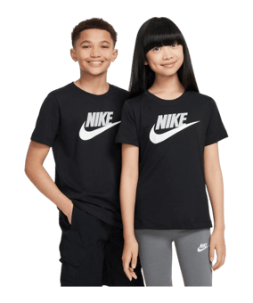 Nike SW T-Shirt Kids Schwarz F010 - schwarz