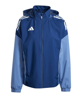 adidas Tiro 25 Competition Regenjacke Damen Blau - blau