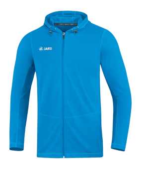 JAKO Run 2.0 Kapuzenjacke Running Blau F89 - blau