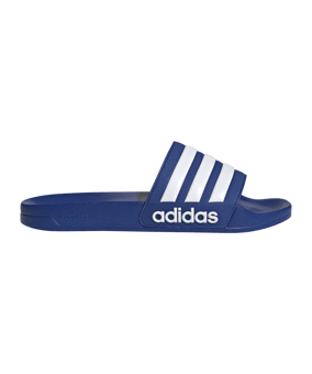 adidas Cloudfoam Adilette Shower Blau Weiss - blau