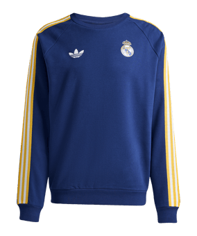 adidas Real Madrid Originals Sweatshirt Dunkelblau
