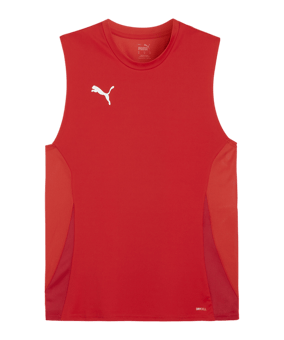 PUMA teamGOAL Tanktop Rot Weiss F01 - rot