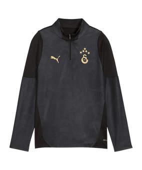 PUMA Galatasaray Istanbul Training 1/4 Zip Sweatshirt Kids Schwarz F10 - schwarz