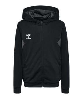 Hummel AUTHENTIC PL Kapuzenjacke Kids Schwarz F2001 - schwarz