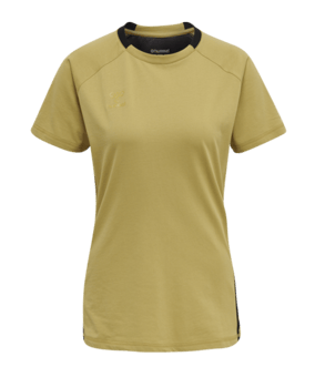 Hummel hmlCIMA XK T-Shirt Damen Gold F9036 - gold