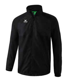 Erima Team Allwetterjacke Kids Schwarz - schwarz