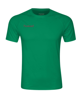 Hummel First Performance T-Shirt Grün F6235 - gruen