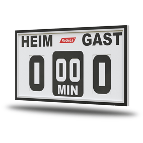ReGeLa Fussball-Anzeigetafel FAS 100/2 | - weiss