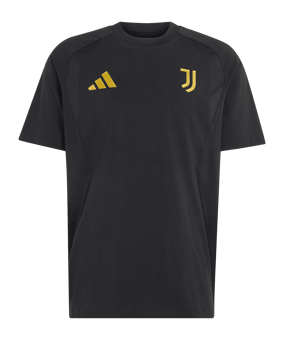 adidas Juventus Turin Tiro Travel T-Shirt Schwarz - schwarz