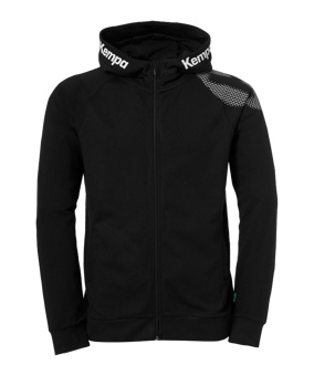 Kempa Core 26 Kapuzenjacke Kids Schwarz F01 - schwarz