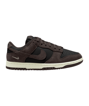 Nike Dunk Low Suede Damen Schwarz - schwarz