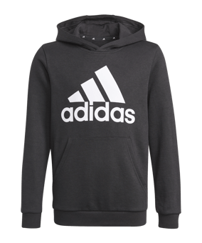 adidas Essentials Big Logo Hoody Kids Schwarz 