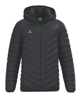 Erima CMPT Puffer Jacke Schwarz - schwarz