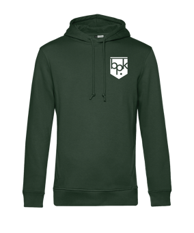 Bolzplatzkind "Engagement" Hoody Dunkelgrün Weiss - gruen