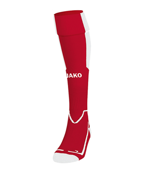 JAKO Lazio Stutzenstrumpf Rot Weiss F11 - rot