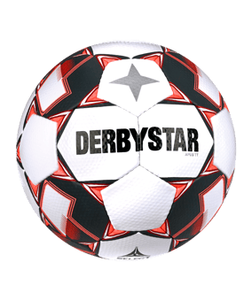Derbystar Apus TT v23 Trainingsball Weiss Rot F130 - weiss