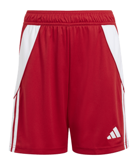 adidas Tiro 24 Short Kids Rot Weiss - rot