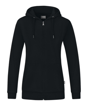Jako Organic Kapuzenjacke Damen Schwarz F800 - schwarz