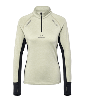 Hummel nwlMESA HalfZip Sweatshirt Damen Grau F2194 - grau