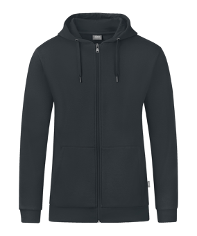 Jako Organic Kapuzenjacke Grau F830 - grau