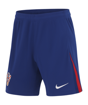 Nike Kroatien Short EM 2024 Blau Blau Weiss F455 - blau