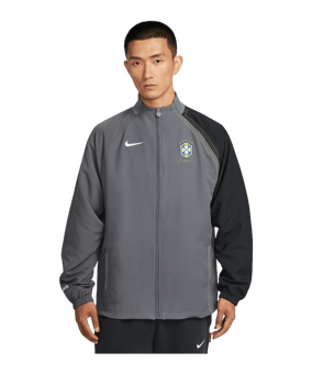 Nike Brazil Reissue Jacke Grau F021 - grau