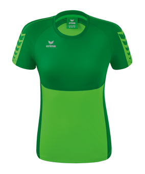 Erima Six Wings T-Shirt Damen Grün - gruen