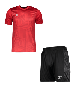 Umbro Maxium Kit Set Rot Schwarz FB26 