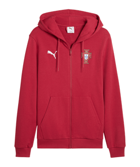 PUMA FPF Portugal FtblCulture Kapuzenjacke Rot F27 - rot