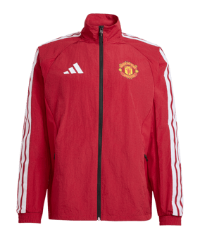 adidas Manchester United Anthem Jacke Rot 