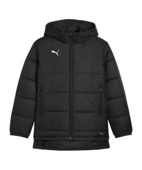 PUMA teamADDITIONS Bench Jacke Kids Schwarz F03 - schwarz