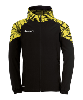 uhlsport Goal 25 Evo Woven Kapuzenjacke F07 - schwarz