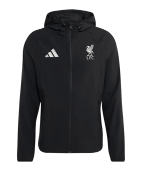 adidas FC Liverpool Tiro Travel Windjacke Schwarz - schwarz