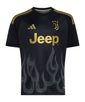adidas Juventus Turin Trikot 3rd 2026/2027 Kids Schwarz - schwarz