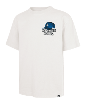 47 Brand MLB Los Angeles Dodgers In The Paper Foundation T-Shirt Beige