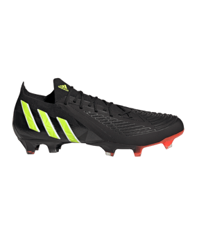 adidas Predator EDGE.1 L FG Shadowportal Schwarz Gelb - schwarz