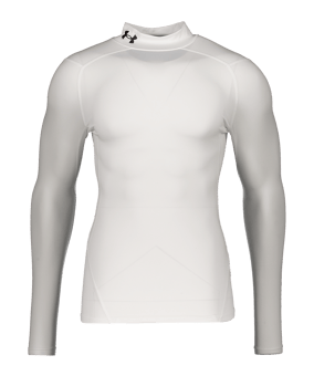 Under Armour CG Compression Mock langarm F100 - weiss