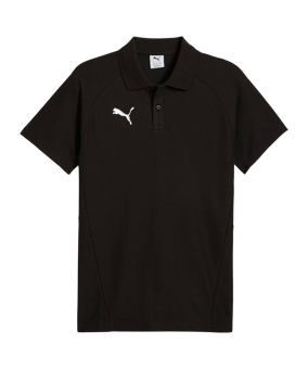 PUMA teamEVOSTRIPE Polo Schwarz F03 - schwarz
