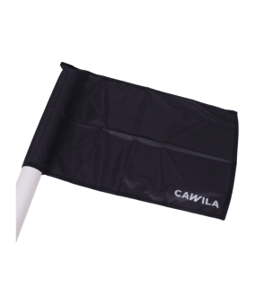 Cawila Eckfahne 45x45cm Schwarz - schwarz